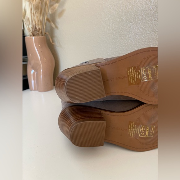 NWT Lucky Brand suede genuine leather boots - Picture 4 of 7